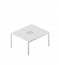 RM-4.1(x2)+F-44 Сдвоенный стол с люком на металлокаркасе