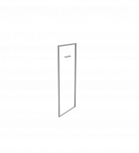 БНД-02.1Т Дверь стеклянная тонированная в алюминиевой раме