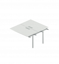 RM-4.1(x2)+F-60 Промежуточный сдвоенный стол с люком на металлокаркасе