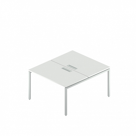 RM-3.1(x2)+F-45 Сдвоенный стол с люком на металлокаркасе