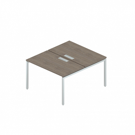 RM-3.1(x2)+F-45 Сдвоенный стол с люком на металлокаркасе