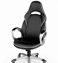 Кресло для геймера MUSTANG X BLACK+White 