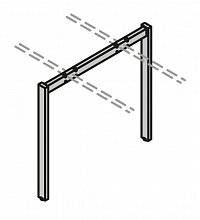 T-800(P) Промежуточные опоры для стола шириной 82 см